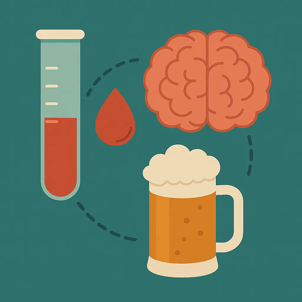 ilustracja ile alkohol utrzymuje sie we krwi