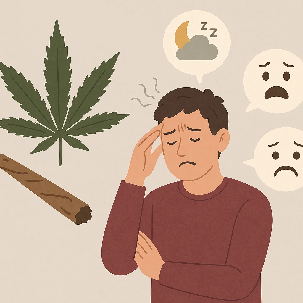 objawy odstawienia marihuany psychiczne - ilustracja