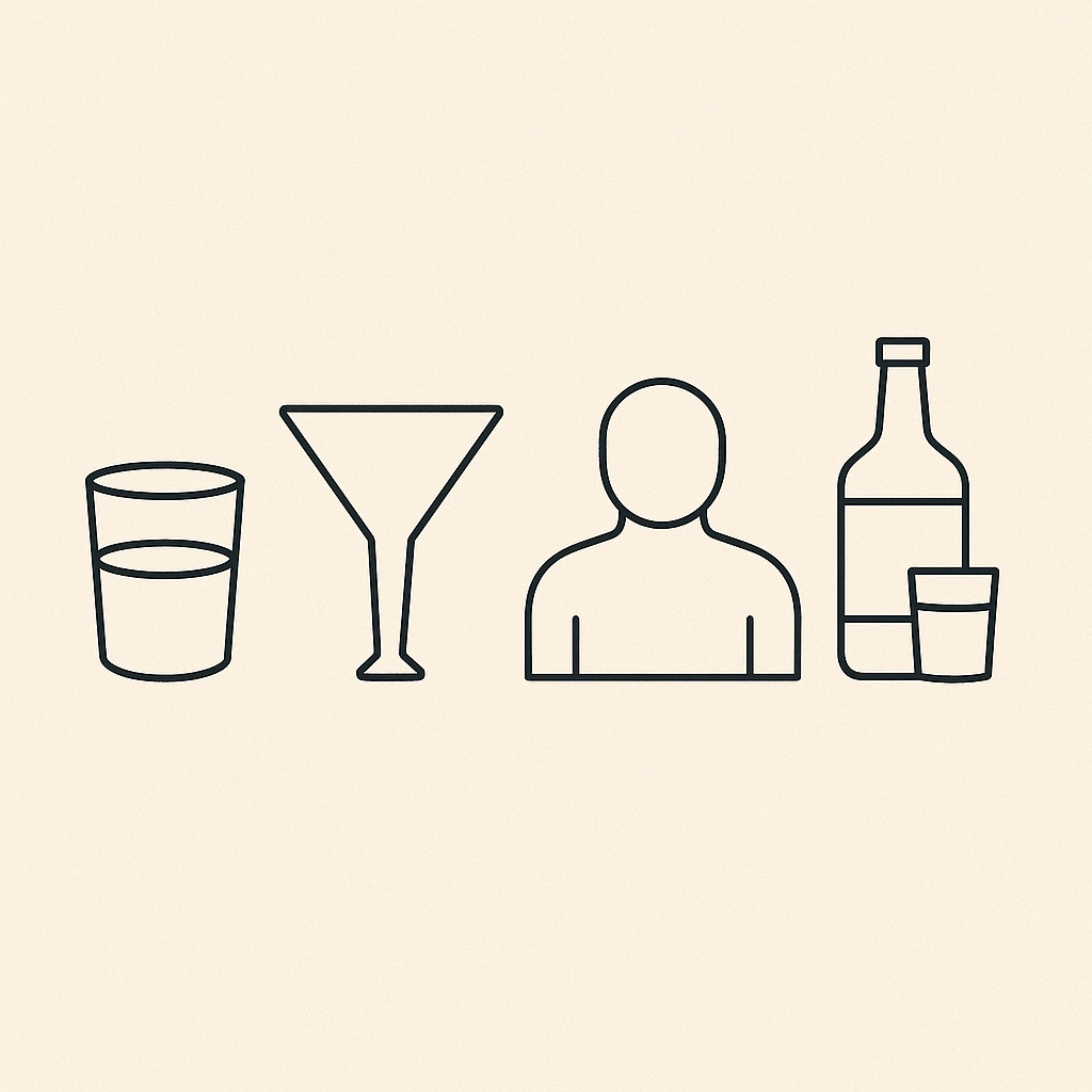 obrazek przedstawiający fazy uzależnienia od alkoholu